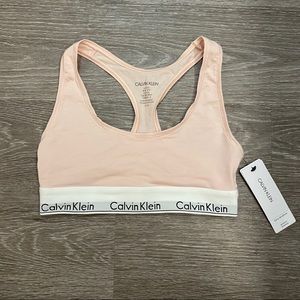 NWT Calvin Klein logo bralette sports bra